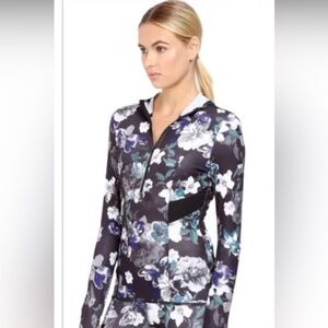 Floral Long Sleeve Stella McCartney for Adidas clima cool hoodie LS  NWT S
